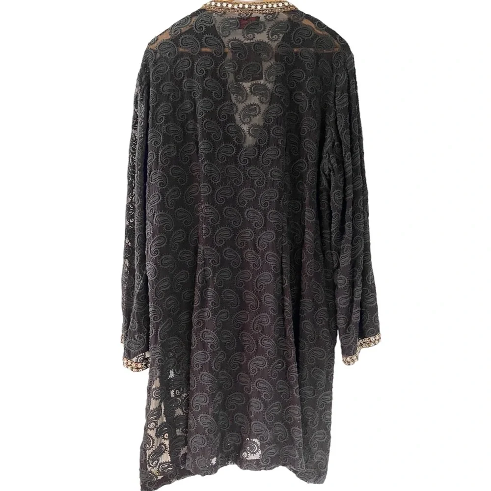 ❤️ NWT! Kareena’s Resort Tunic with Sequins x Rhinestones - Picture 7 of 10